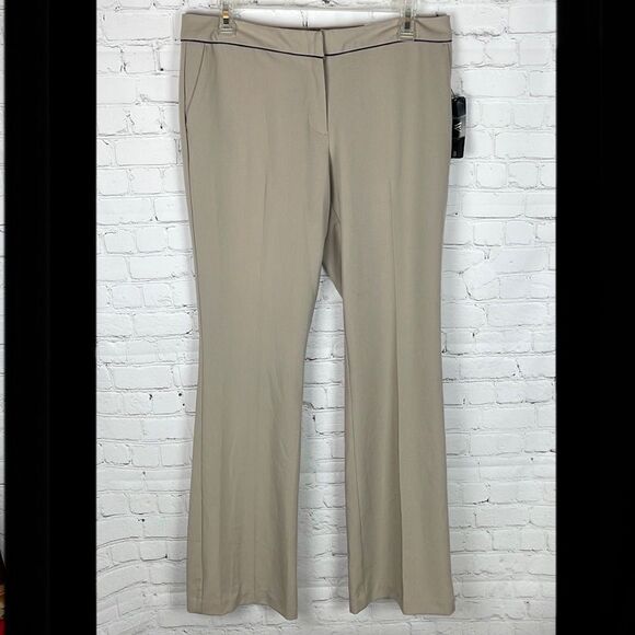 Worthington Tan Slacks NWT Size 8 - Picture 1 of 7